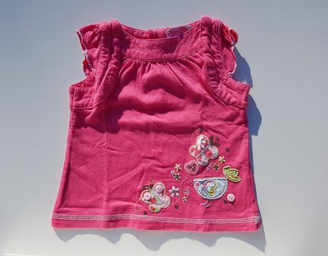 D87 dívčí elegantní tílko / tunika vel. 86, sugar pink,86