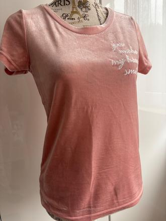 Růžové tričko laura scott 34, 34