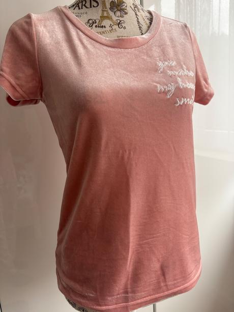 Růžové tričko laura scott 34, 34
