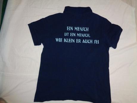 Tmavomodré bavlněné tričko 164/170, 164