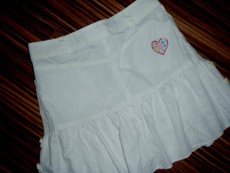 Luxusní bílolimetková sukýnka, 134