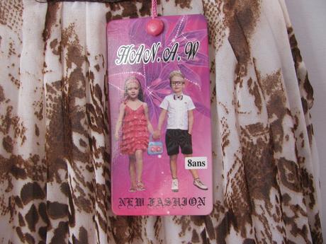 Letní dívčí šaty s květy, 104