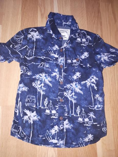 Modra košile 104 next, next,104