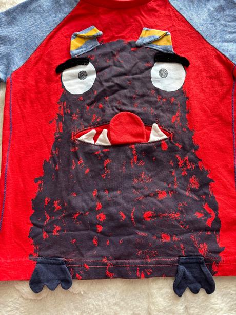 Triko little monster - v.2/3 roky zn. nutmeg, nutmeg,98