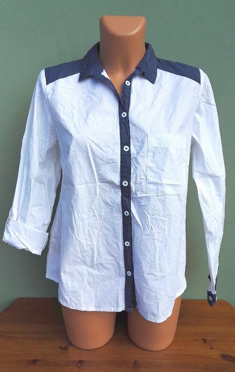 Plátýnková košile roll up rukávy john banner - vel, 40