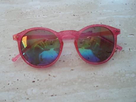 Růžové dívčí sluneční brýle, h&m