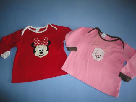 Trika disney, 9-12 měsíců, cena kus nebo celkem, disney,80