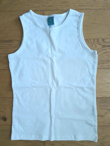 Bílé tílko 122/128, pepco,128