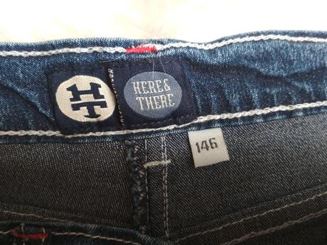 Dívčí riflové tříčtvrťáky zn. c&a, c&a,146