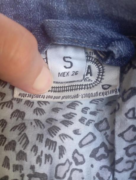 Džínová vesta zn. bershka, bershka,164
