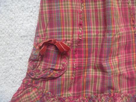 Červené kárované šaty zn. marks & spencer vel. 86, marks & spencer,86