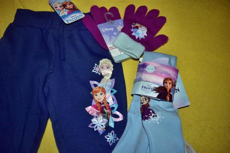 Set frozen v.104,tepláky,punčocháče,rukavice.., 104–116