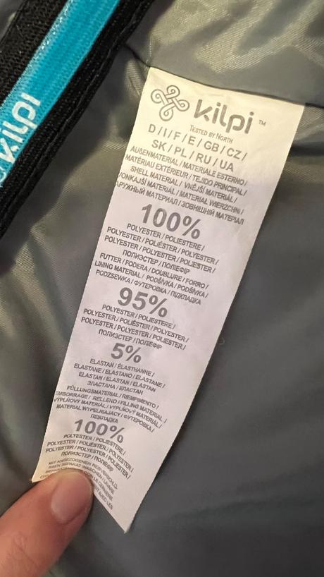 Zimní lyžařská bunda kilpi 134/140, 134