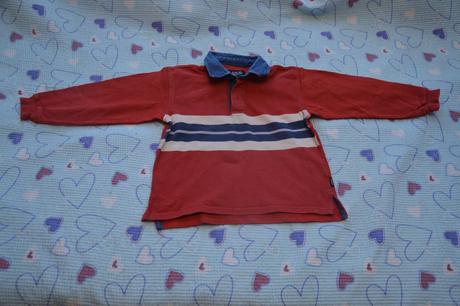 116 silnější bavlněné triko s límečkem, h&m,116