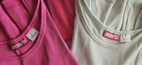 Dívčí spodní košilky, 5 kusů, vel.134/140, 134