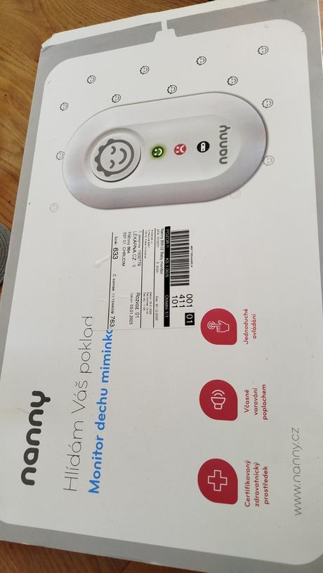 Monitor dechu jablotron nanny, v záruce, jablotron