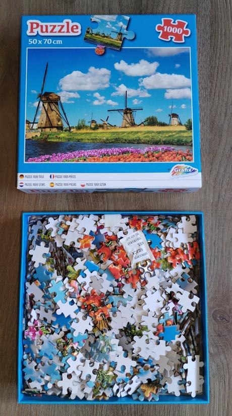 Nové puzzle jaro 1000 dílků, 