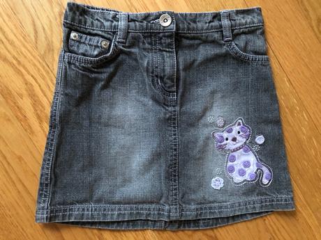 Riflová sukne next, vel. 116, next,116