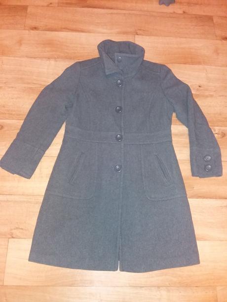 Šedý kabátek s podšívkou new look vel. 44, new look,44