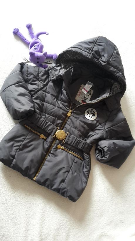 Šedofialový kabátek disney caa, c&a,110