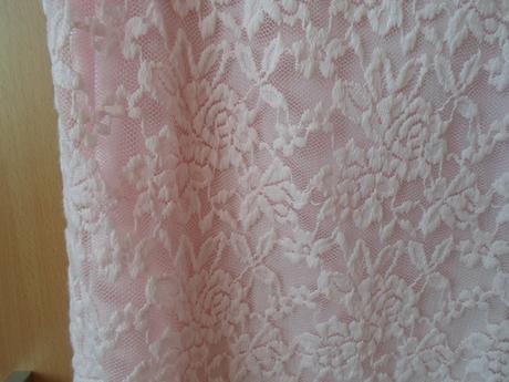 Růžové krajkové tričko tílko růžový top amisu, amisu,m