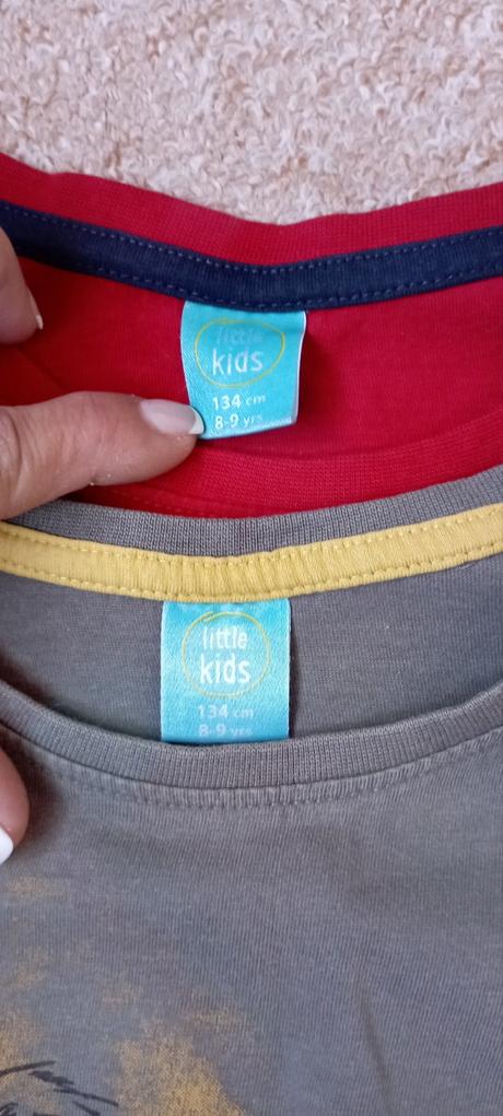 2x tričko zn."little kids" vel."134", 134