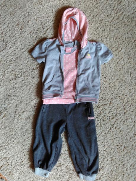 Vel.92 lonsdale sportovní teplákový set vel.18-24m, lonsdale,92