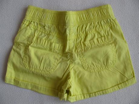 Plátěné šortky,,kraťasy, lupilu,104