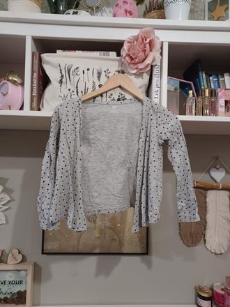 Kardigan s puntíky h&m 122/128, h&m,128