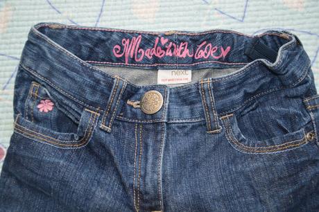 Džíny rifle riflíky regulace v pase next, next,122