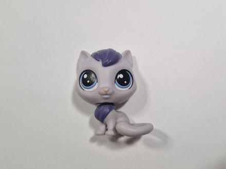 Littlest pet shop fialová kočka, 