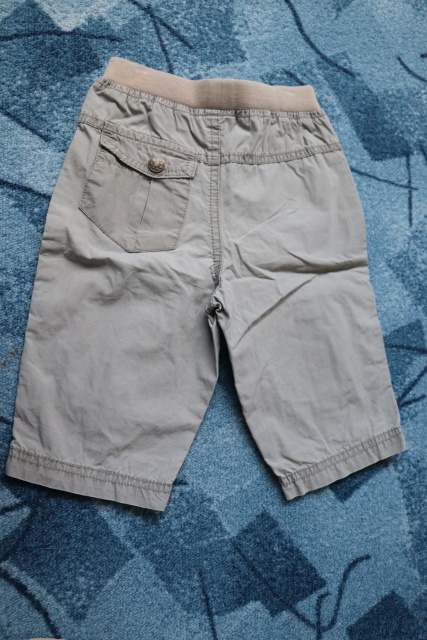 Plátěné 3/4 kalhoty, 74