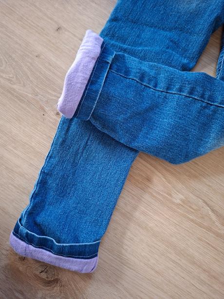 Zateplené rifle, džíny 122/128, bonprix,122