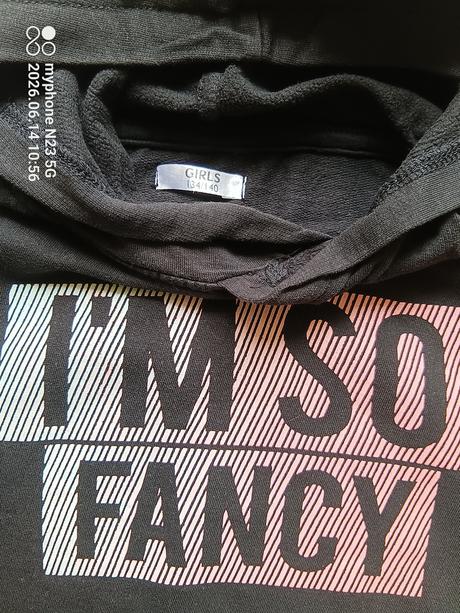 Crop top mikina zn."girls" vel."134-140", 134
