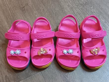 2x dívčí sandály coqui, vel.25/26 a 26/27, coqui,25