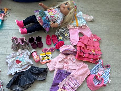 Zapf baby born starší sestřička + doplňky, 
