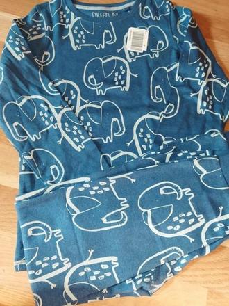 Pyžamo se slony slim fit 128 next, next,128