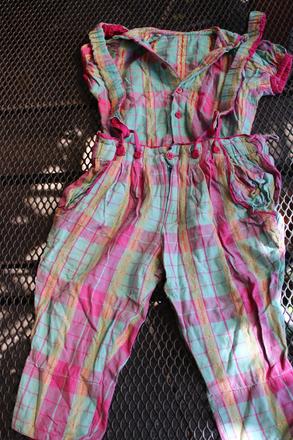 Dívčí souprava tričko + kalhoty s kšandama 80-86, baby club,80