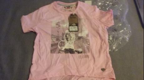 Nové lee cooper tričko ružové pre 9 ročné dievča, lee cooper,134