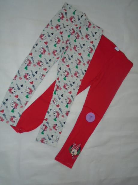 Leginy minnie 2ks vel 122 6/7 let, disney,122