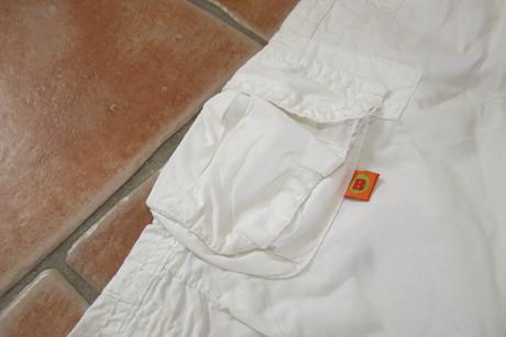 Letní bílé kalhoty, little star,80