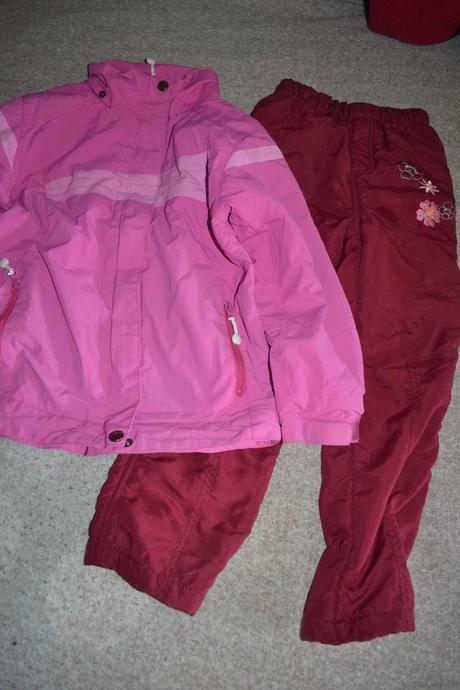 Bunda wolf a kalhoty s fleece,na 4-5 let, wolf,116