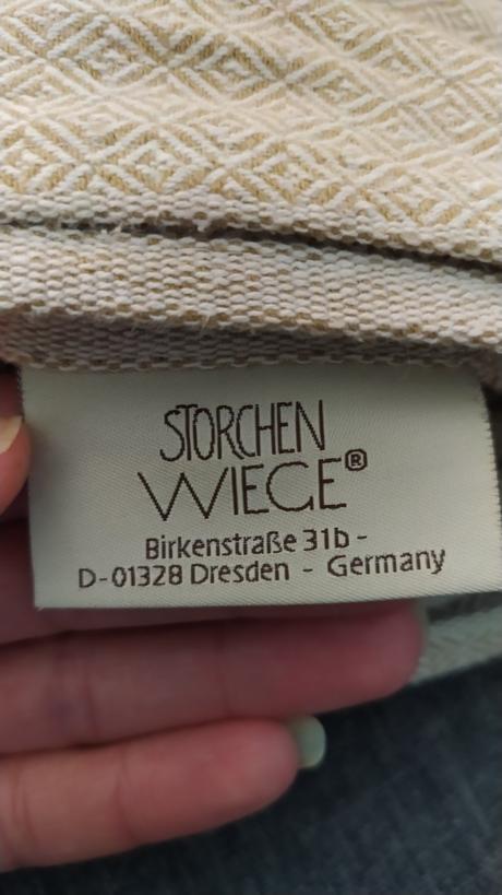 Nosící šátek, storchenwiege