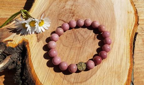 Náramek rhodonit strom, 