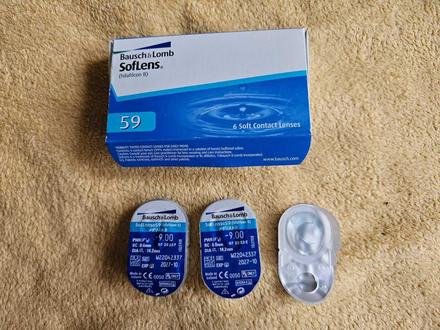 Kontaktní čočky měsíční soflens 59 bausch lomb -9,