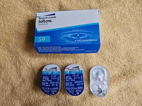 Kontaktní čočky měsíční soflens 59 bausch lomb -9,