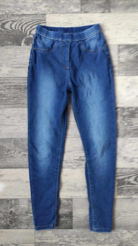 Jeggíny/džegíny dívčí riflové 134/140, george,134