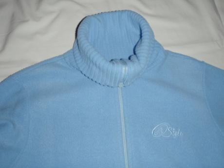 Krásná modrá flísová mikina, 164