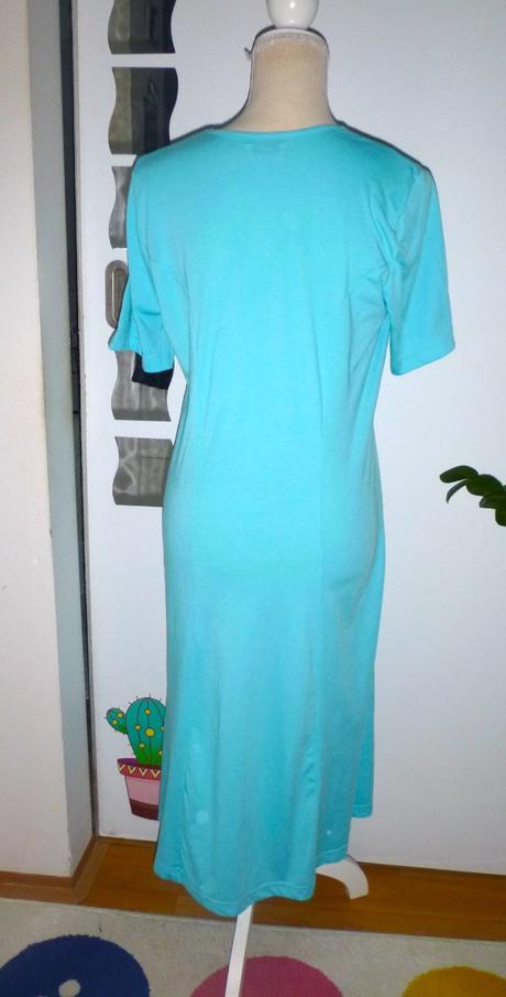 Pohodlné projmuté dlouhé triko-šaty - vel.l-xl, l