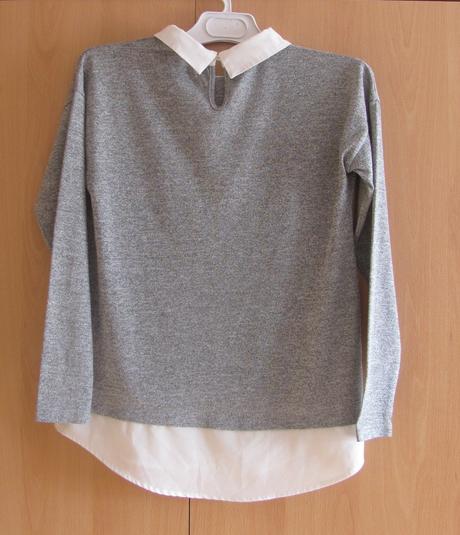 Šedé tričko / halenka, s